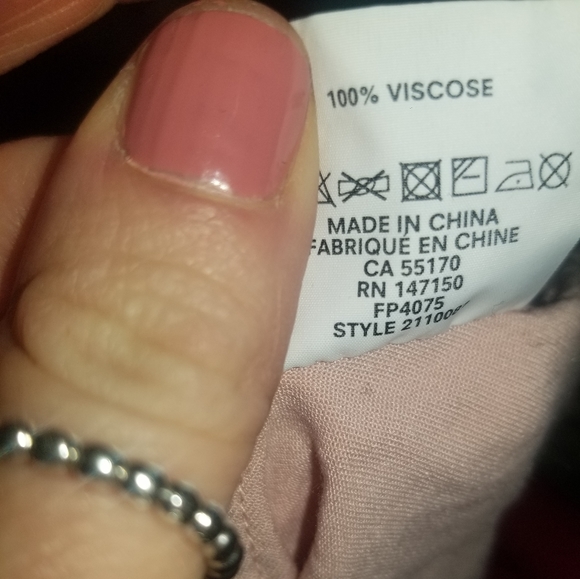 Final Clearance! - Frank & Oak Blouse Blush XL - Picture 5 of 5